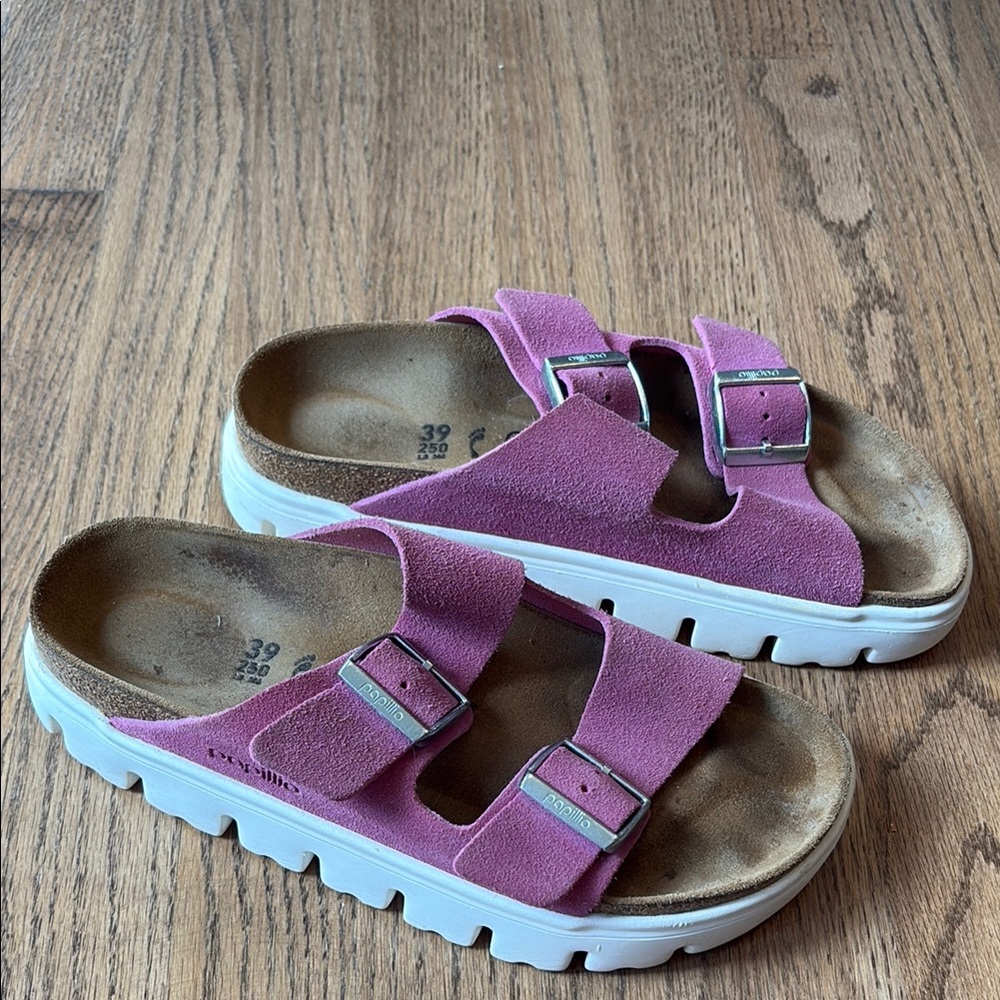 Birkenstock Papillo platform sandal-pink
